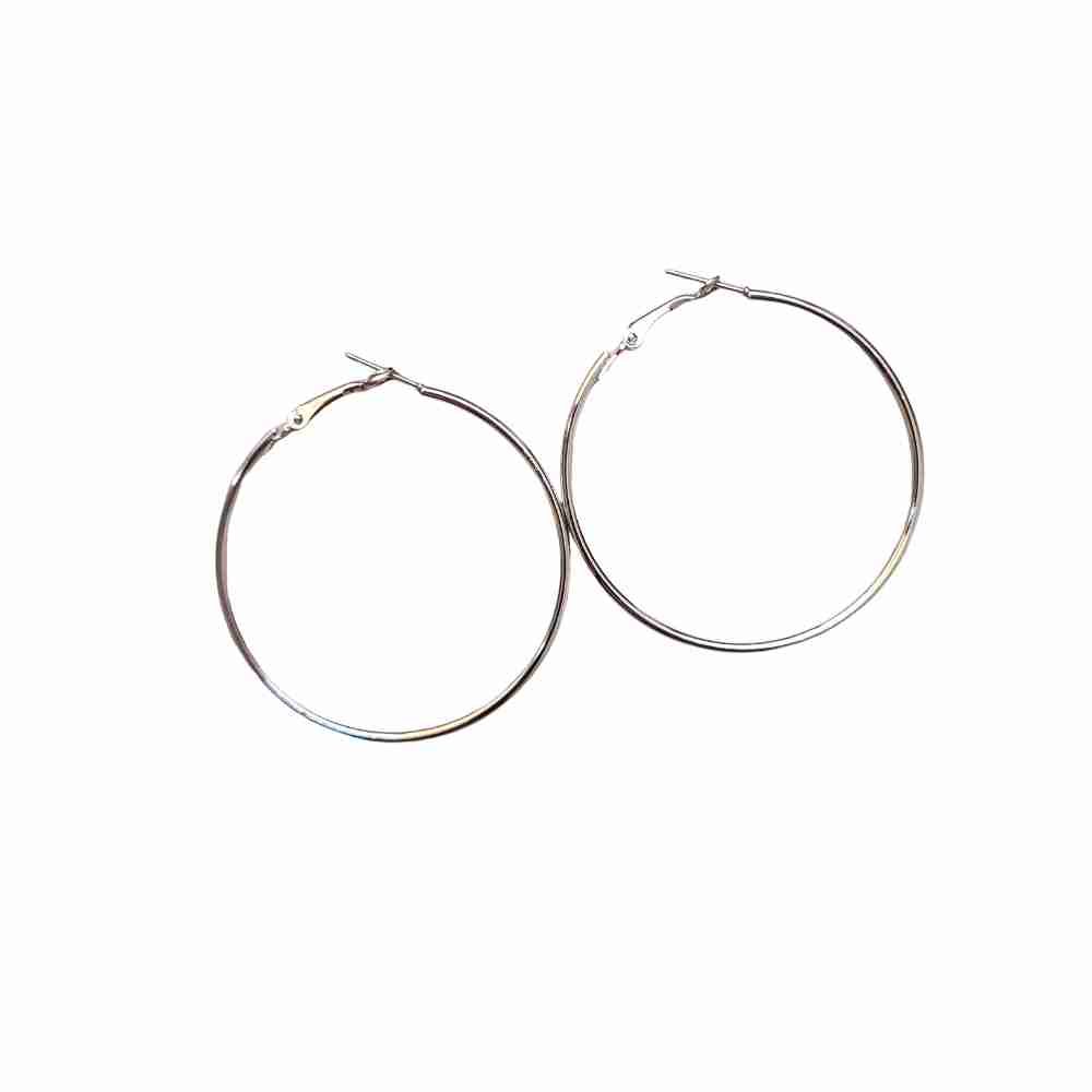 ARGOLA ESTILO COMPACTO PRATEADA 